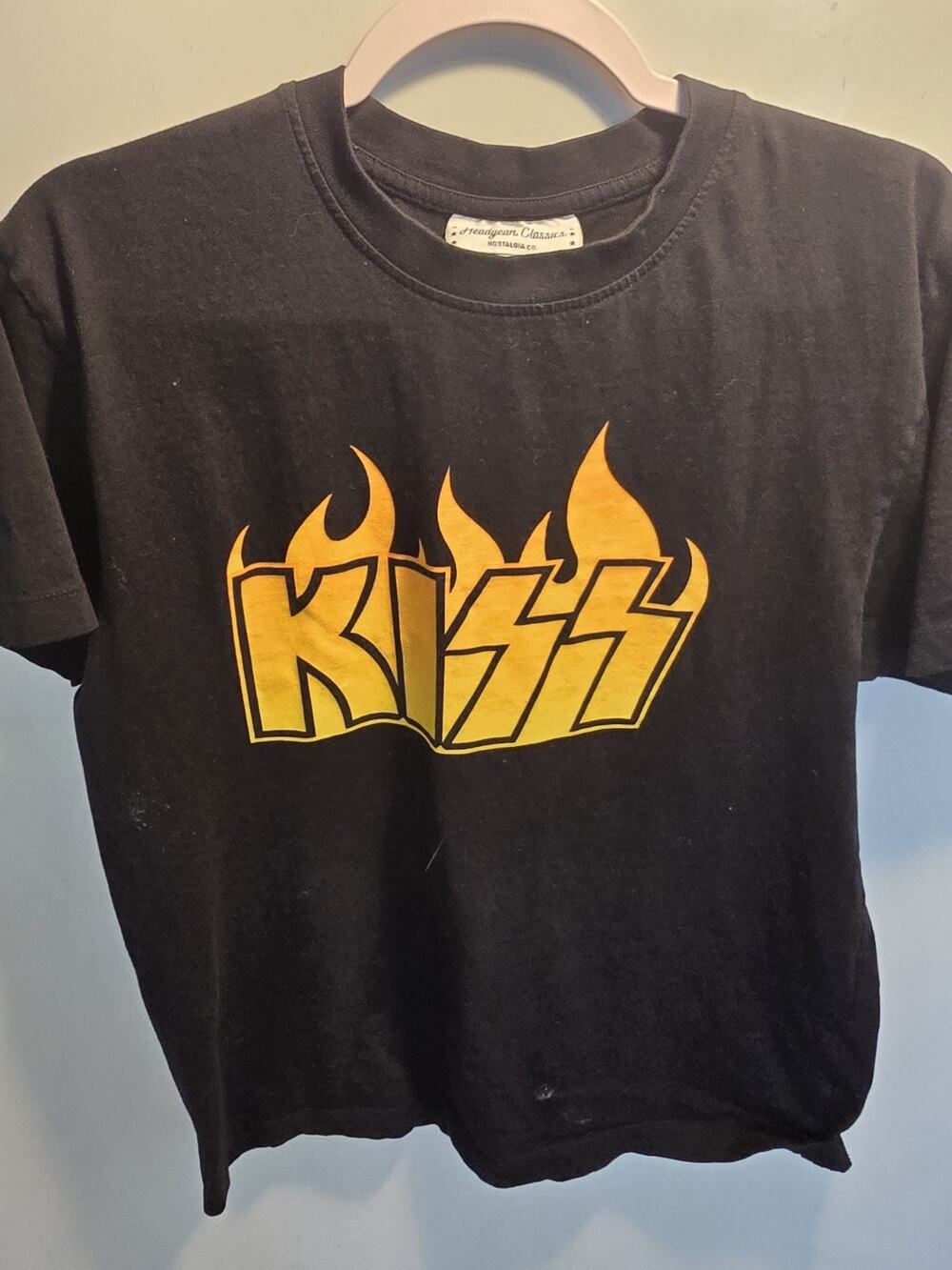 Headgear Classics KISS Mens T-shirt Medium band concert